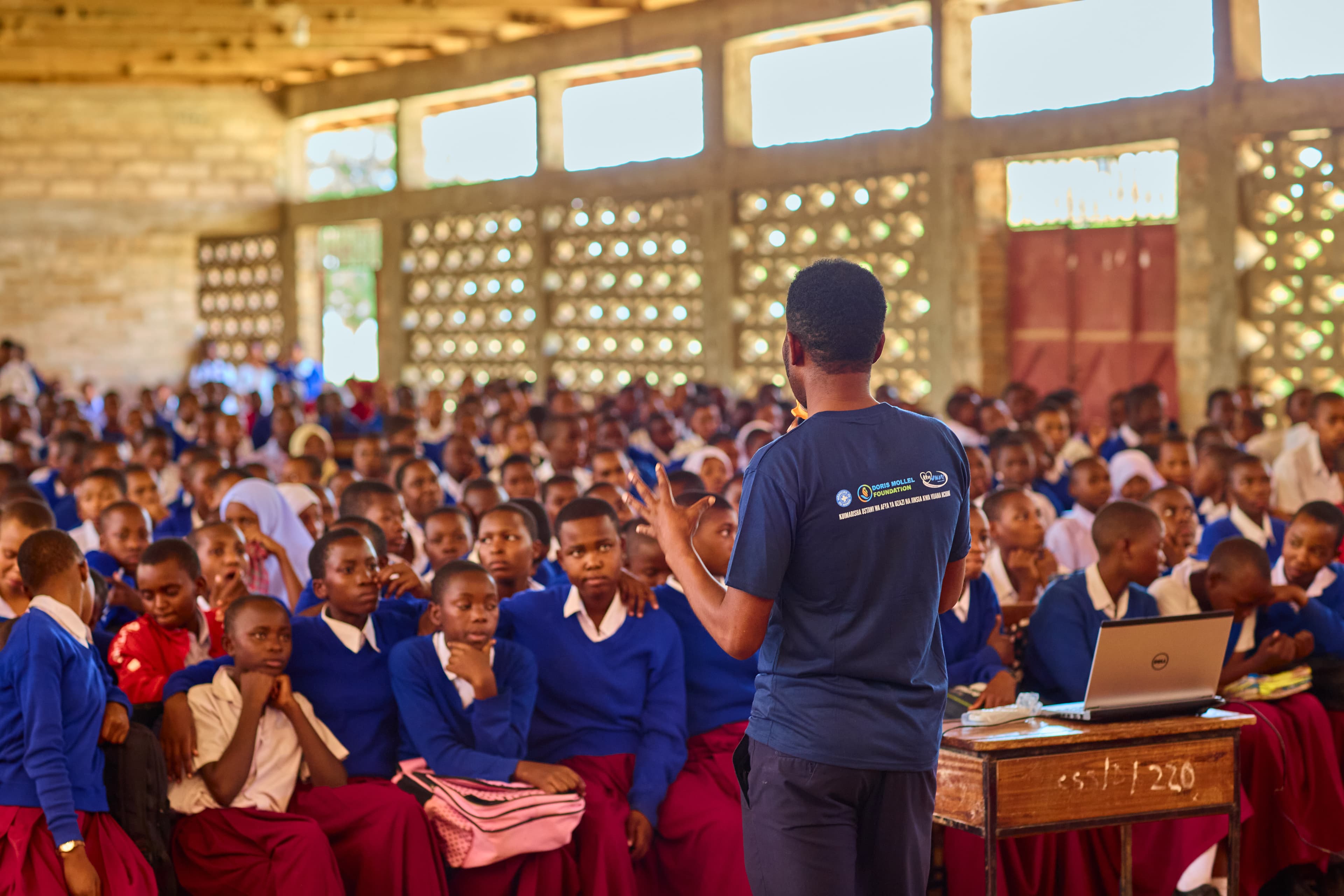Adolescents and facilitators during a reproductive health and well-being forum