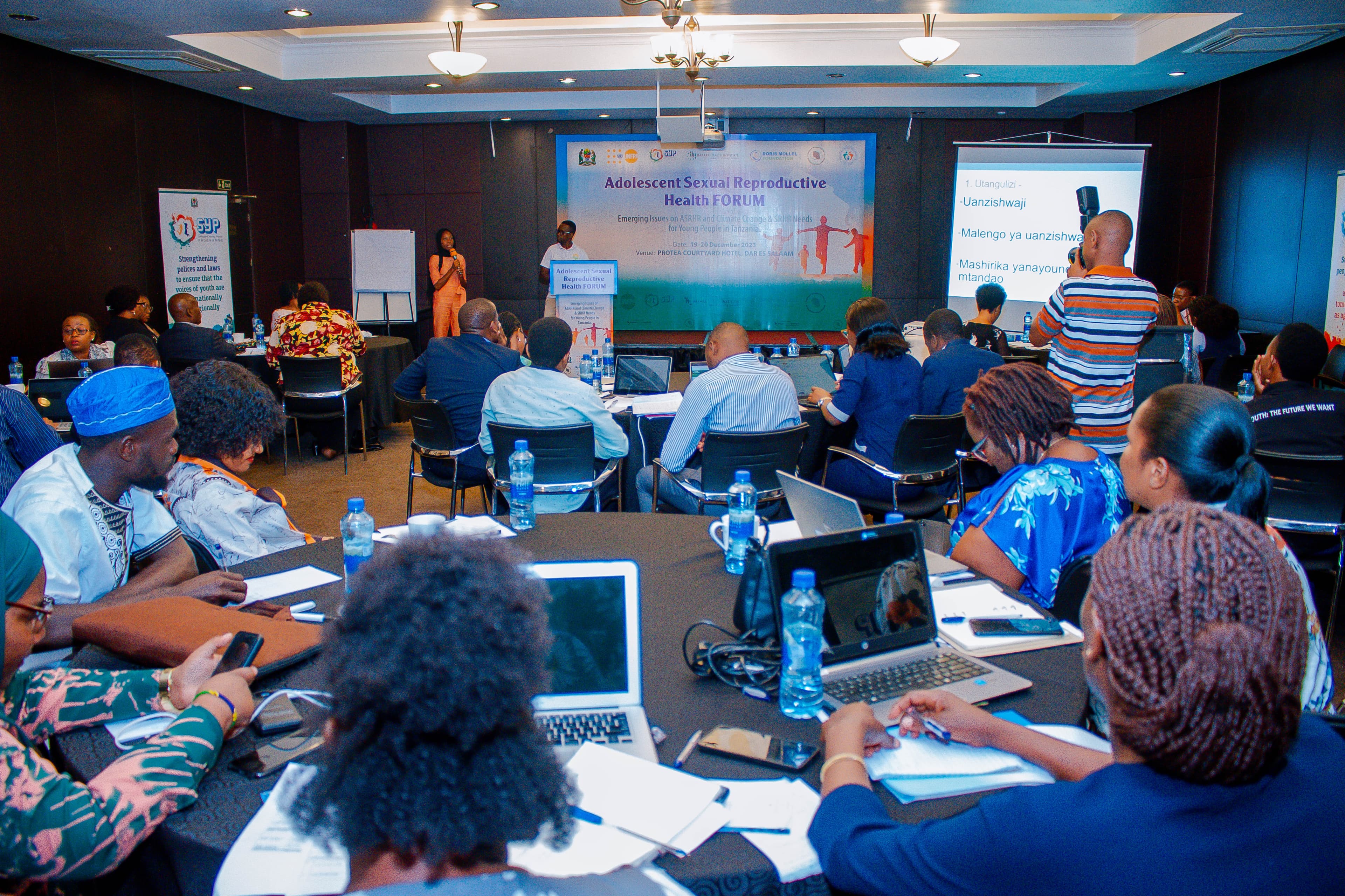 Delegates at the National Adolescent SRH Forum convened by the Doris Mollel Foundation