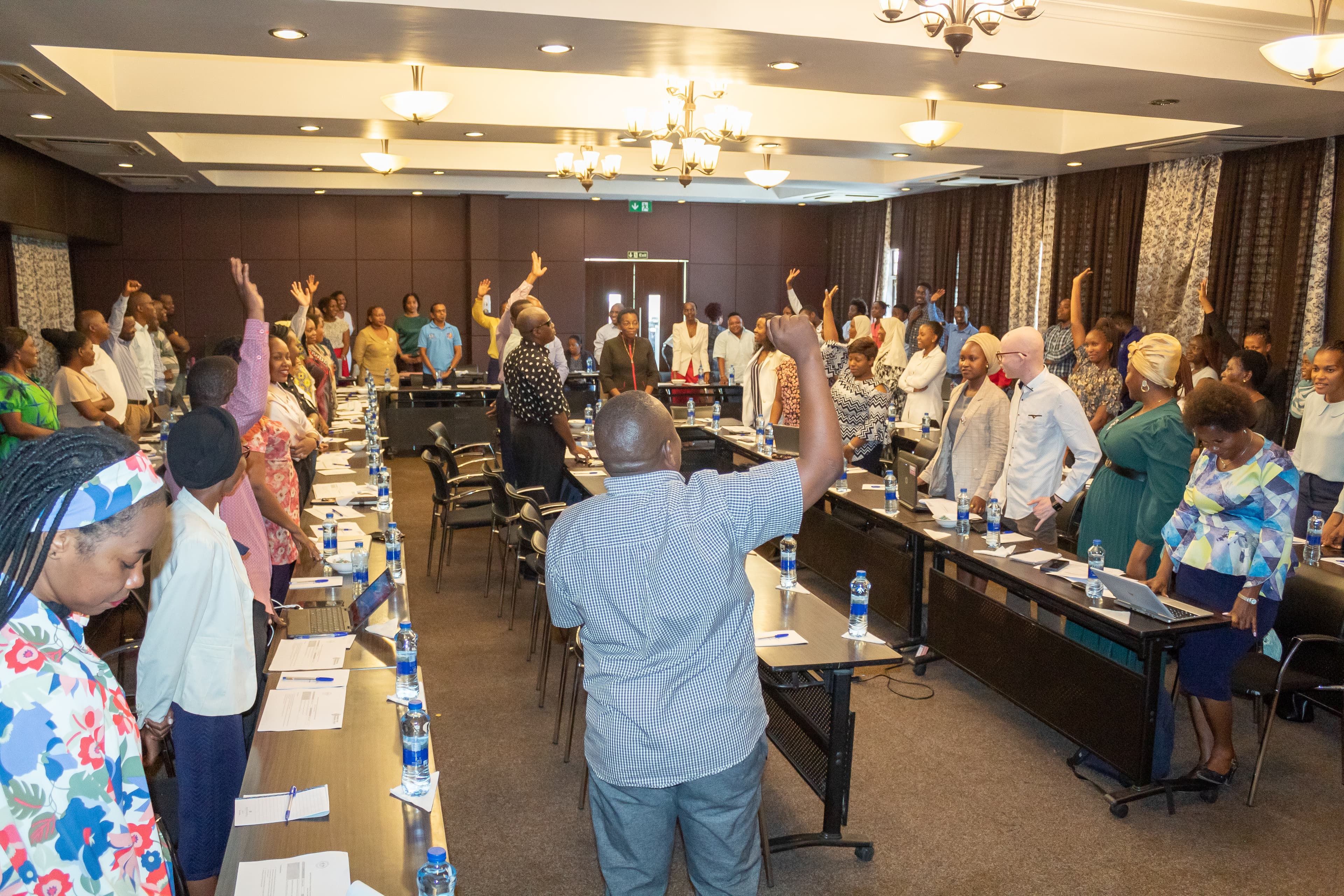 Members of the Tanzania SRHR Coalition during a national convening