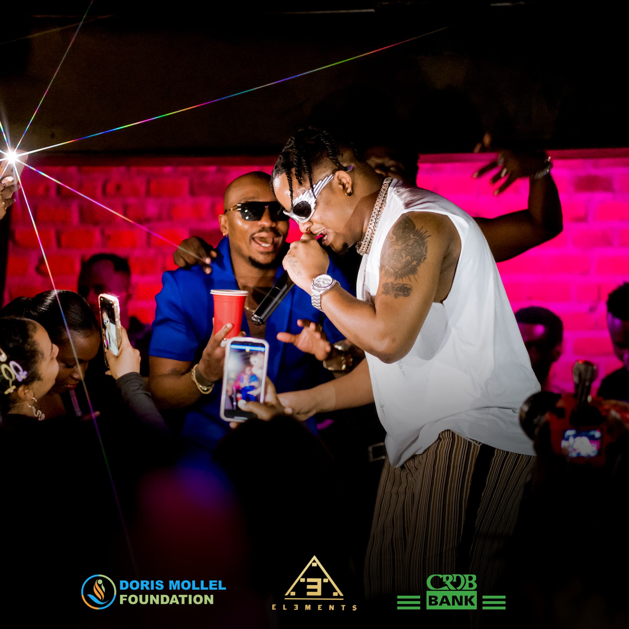 Whozu performing at Party for a Cause to raise awareness for maternal and newborn health